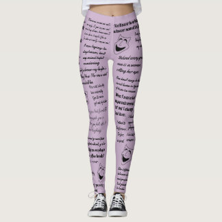 Leggings Citations drôles - customisez-le - yoga