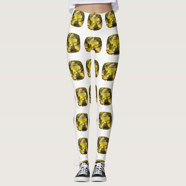 Leggings Citrine Gemstone Jaune (Devant)