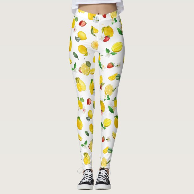 Leggings Citron & Fraise 2 (Devant)