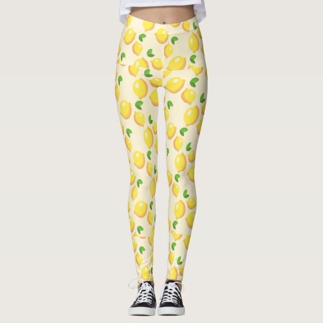 Leggings Citrons jaune (Devant)