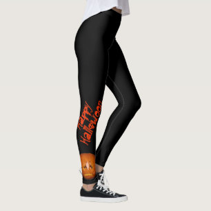 Leggings Citrouille, flammes tristes