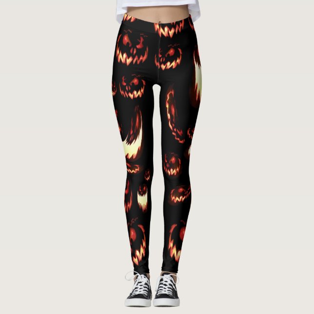 Leggings Citrouille Jacks x (Devant)
