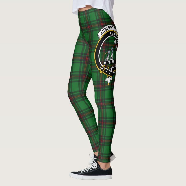 Leggings Clan Anstruther Scotstee Crête Tartan Femmes (Gauche)