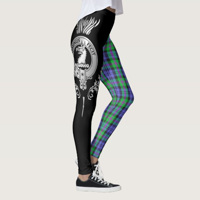 Leggings Clan Baird Crest & Tartan (Droite)