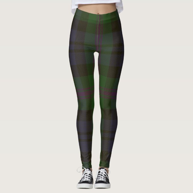 Leggings Clan Baird Tartan Plaid (Devant)