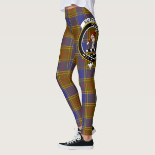 Leggings Clan Balfour Écossaise Tartan Moderne Blason Femme