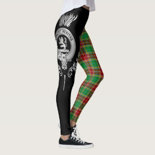 Leggings Clan Baxter Crest et Tartan