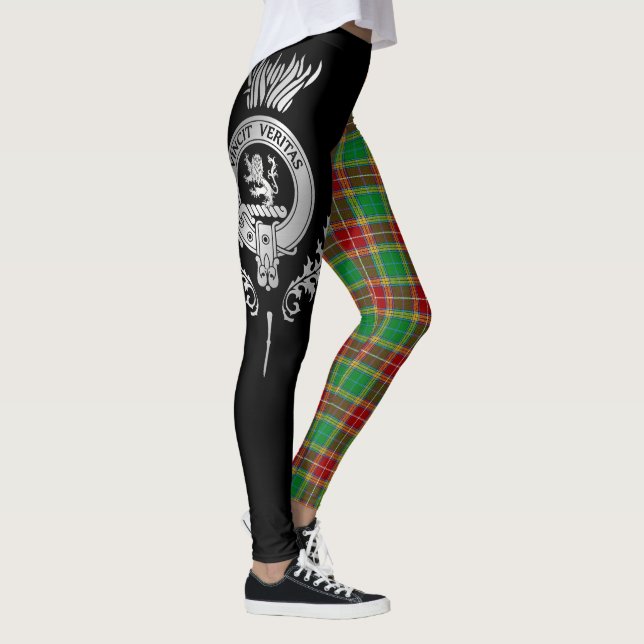Leggings Clan Baxter Crest et Tartan (Droite)