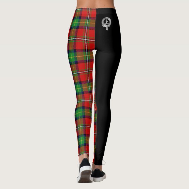 Leggings Clan Boyd Crest & Tartan (Dos)