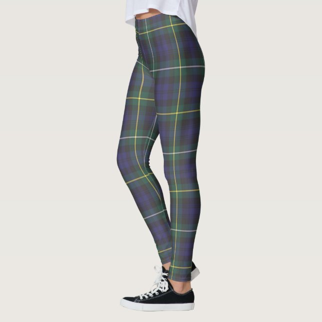 Leggings Clan Campbell Argyll Moderne Tartan Femmes Scotste (Gauche)