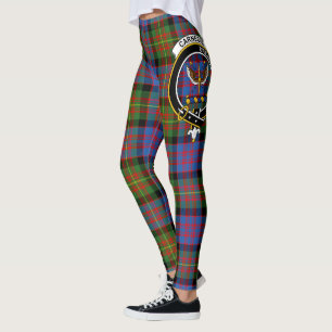 Leggings Clan Carnegie Écosse Ancien Blason Tartan Femmes