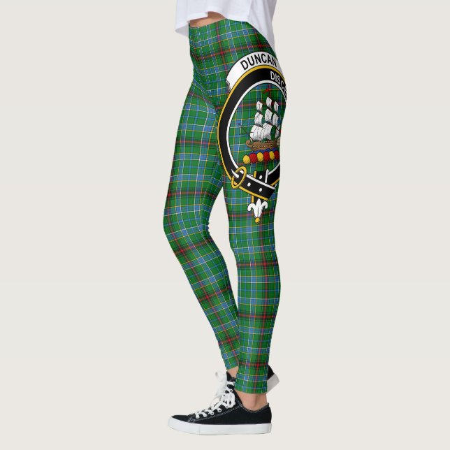 Leggings Clan Duncan de Sketraw Écharpe Tartan pour Femmes  (Gauche)