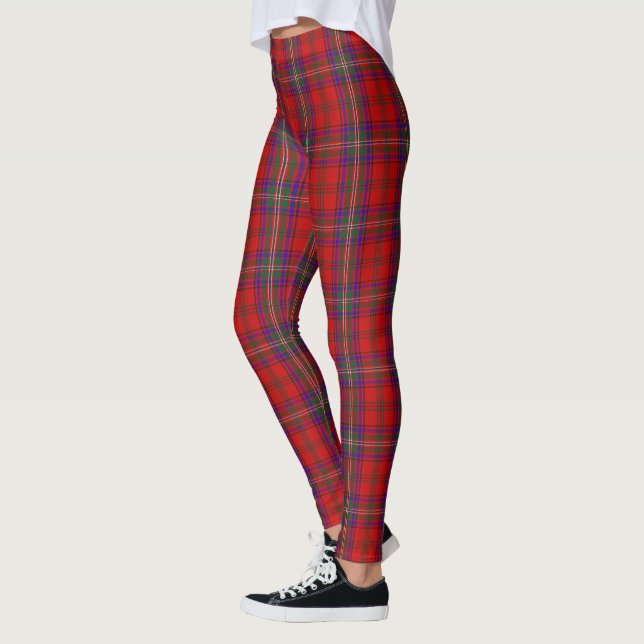 Leggings Clan écossais classique MacClure Red Tartan (Gauche)