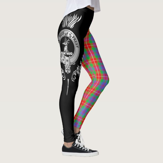 Leggings Clan Fraser Crest & Tartan (Droite)