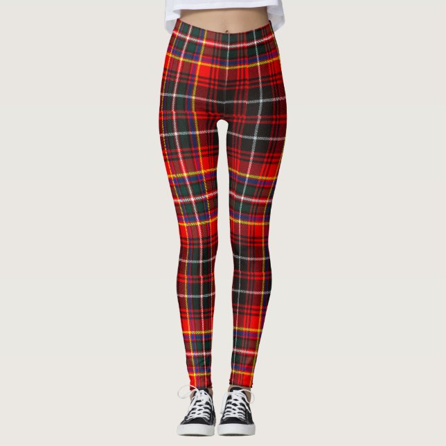 Leggings Clan Innes Tartan Plaid (Devant)