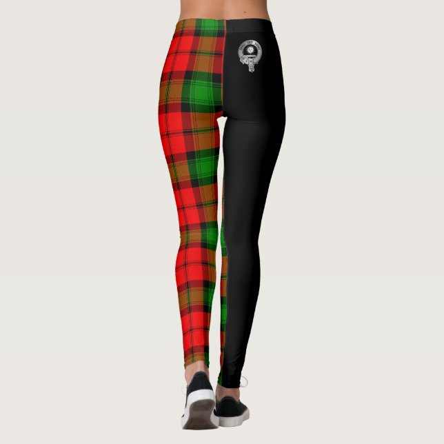 Leggings Clan Kerr Crest & Tartan (Dos)