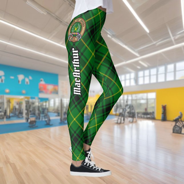 Leggings Clan MacArthur Tartan (Créateur téléchargé)
