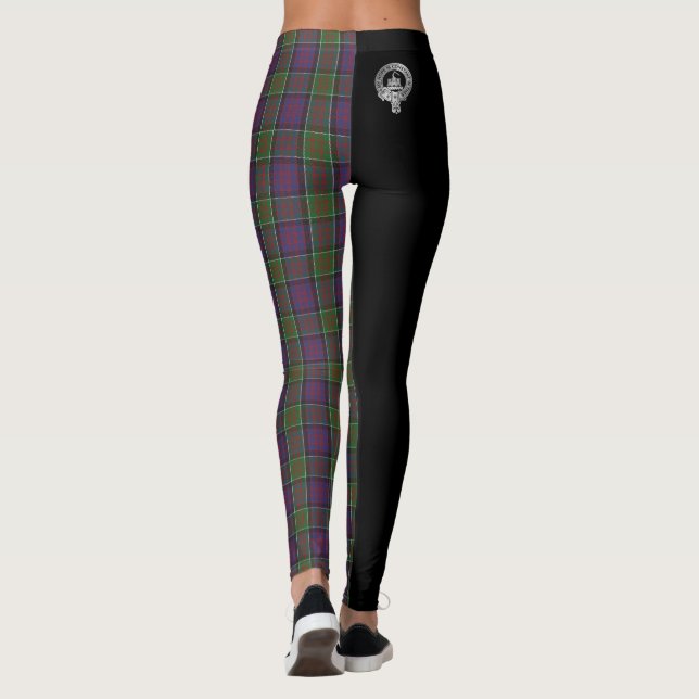 Leggings Clan MacDonald de Clanranald Blason & Tartan (Dos)