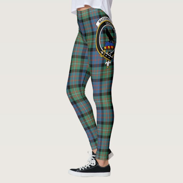 Leggings Clan MacDonell de Glengarry Ancien Blason (Gauche)