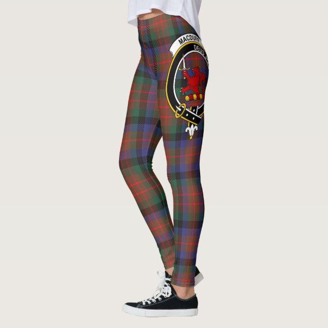 Leggings Clan MacDuff Scotstee Chasse Moderne Blason Tartan (Gauche)