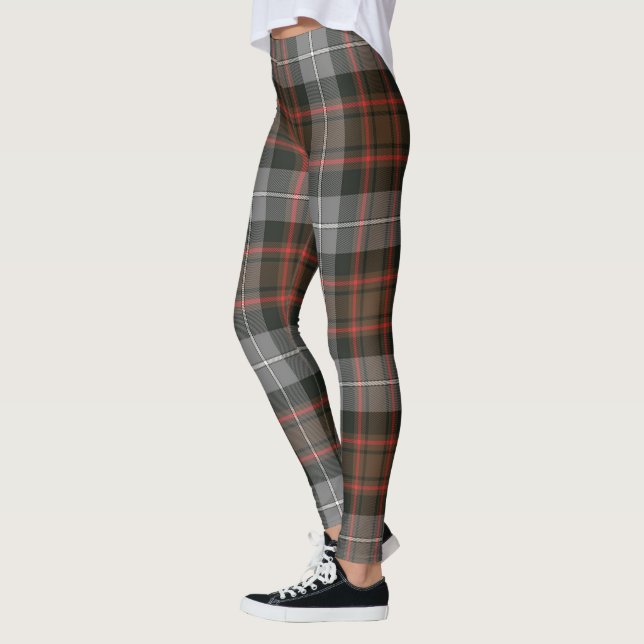 Leggings Clan MacRae de Scotstee Chasse Vieilli Ancien (Gauche)