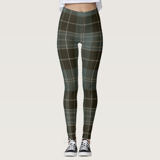 Leggings Clark Tartan Clan Plaid (Devant)