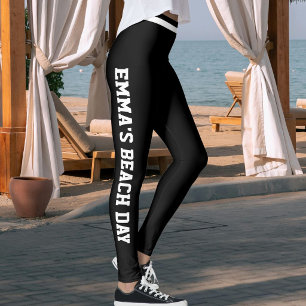 Leggings Classe de loisirs de vacances personnalisés Rayure