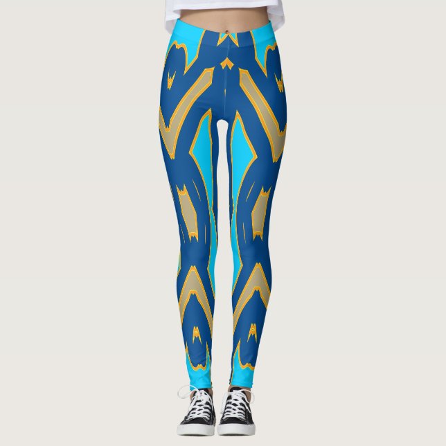 Leggings Classique multicolore branché "Ratti_Creative_Arts (Devant)