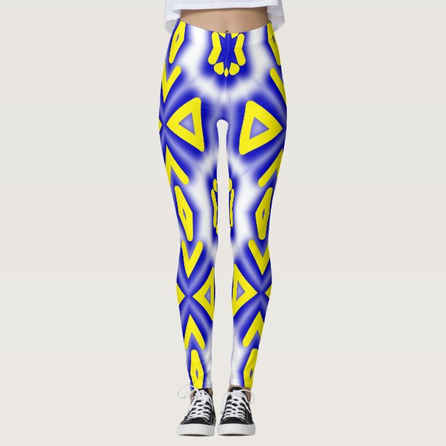 Leggings Classique multicolore branché "Ratti_Creative_Arts (Devant)