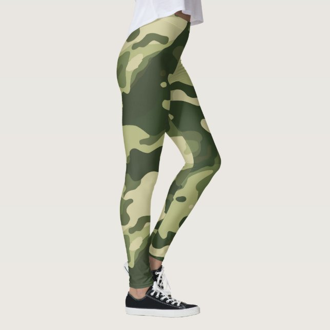 Leggings classiques à camouflage - Impression mili (Droite)