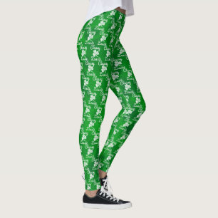 Leggings Classy Lassie Green Shamrock St. Patricks Day