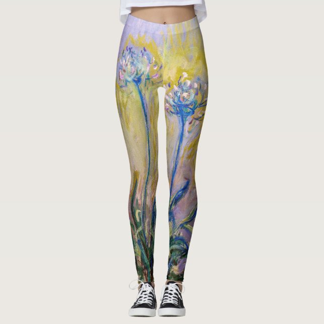 Leggings Claude Monet - Agapanthus (Devant)