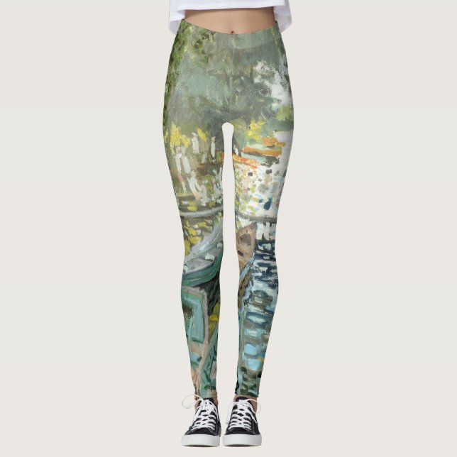 Leggings Claude Monet. Baignoires à La Grenouillère (Devant)