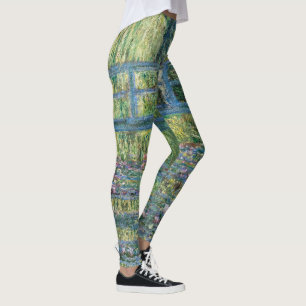 Leggings Claude Monet - Bassin aux Nymphéas, Harmonie Verte