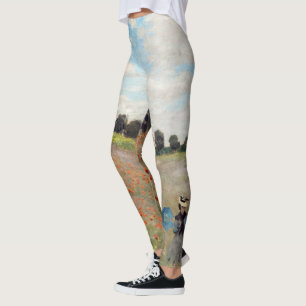 Leggings Claude Monet - Champ de coquelicots