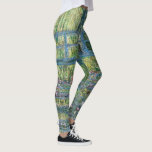Leggings Claude Monet - Eau Lily étang, Harmonie verte<br><div class="desc">Etang Lily,  Harmonie Verte / Le Bassin aux Nympheas,  Harmonie Verte par Claude Monet en 1899</div>
