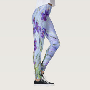 Leggings Claude Monet - Iris mauves / Lilac Irises