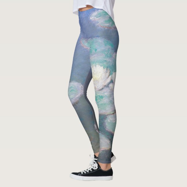 Leggings Claude Monet - Lys à eau, effet du soir (Gauche)