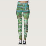 Leggings Claude Monet pont de football japonais. Impression<br><div class="desc">Claude Monet "The Japanese Footbridge" leggings. L'impressionnisme art.</div>