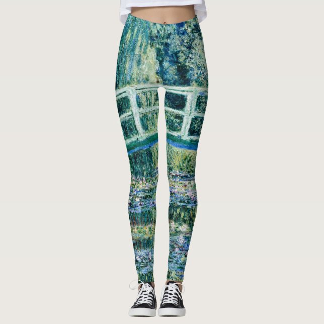 Leggings Claude Monet - Pont D'Eau Et Pont Japonais (Devant)