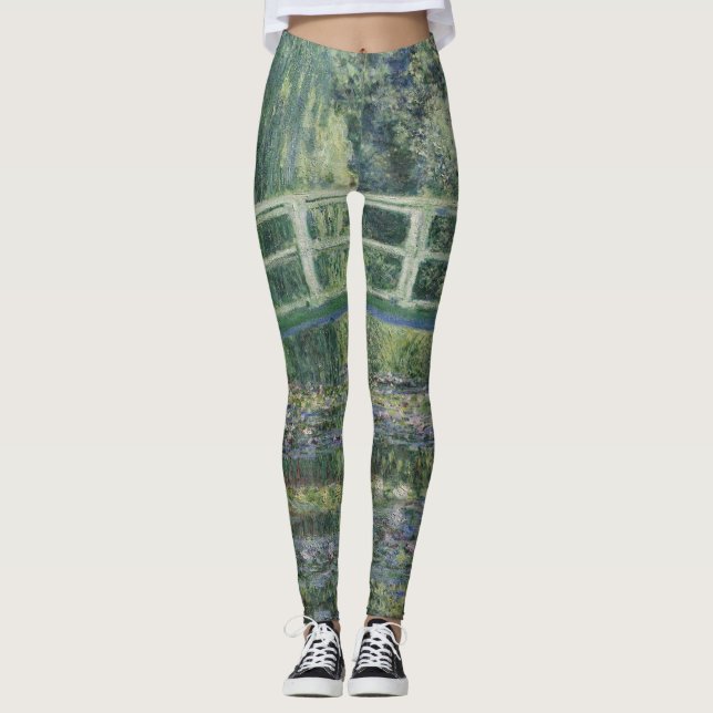 Leggings Claude Monet - Pont D'Eau Et Pont Japonais (Devant)