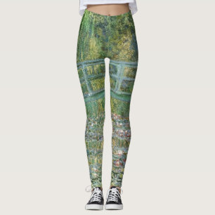 Leggings Claude Monet Pont Japonais Nymphéa Art