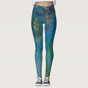 Leggings Claude Monet Wisteria Art Floral GalleryHD