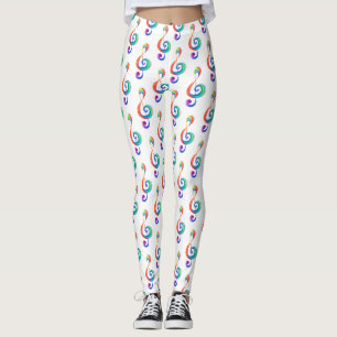 Leggings Clé arc-en-ciel