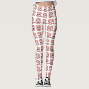 Leggings Clipart mignon de porc