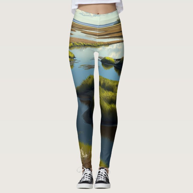Leggings Coastal tranquillité (Devant)
