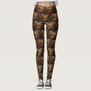 Leggings Cocker Spaniel Chien Noël Festif