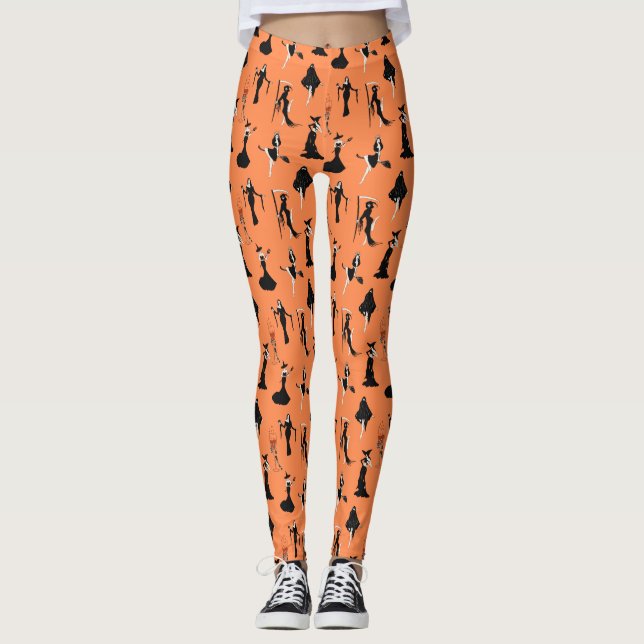 Leggings Cocktail sorcier sanglant Hart Squelette Halloween (Devant)