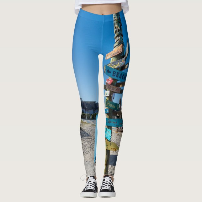 Leggings Cocoa Beach Totem Tiki (Devant)