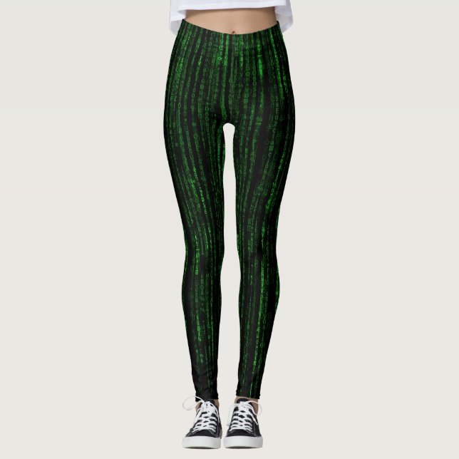 Leggings Code matriciel (Devant)